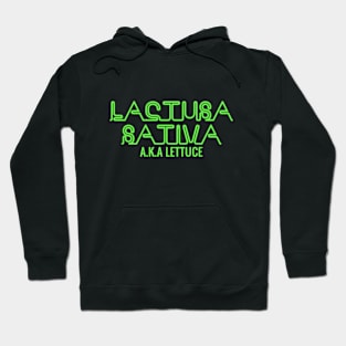 Lactusa Sativa A.K.A Lettuce. Hoodie